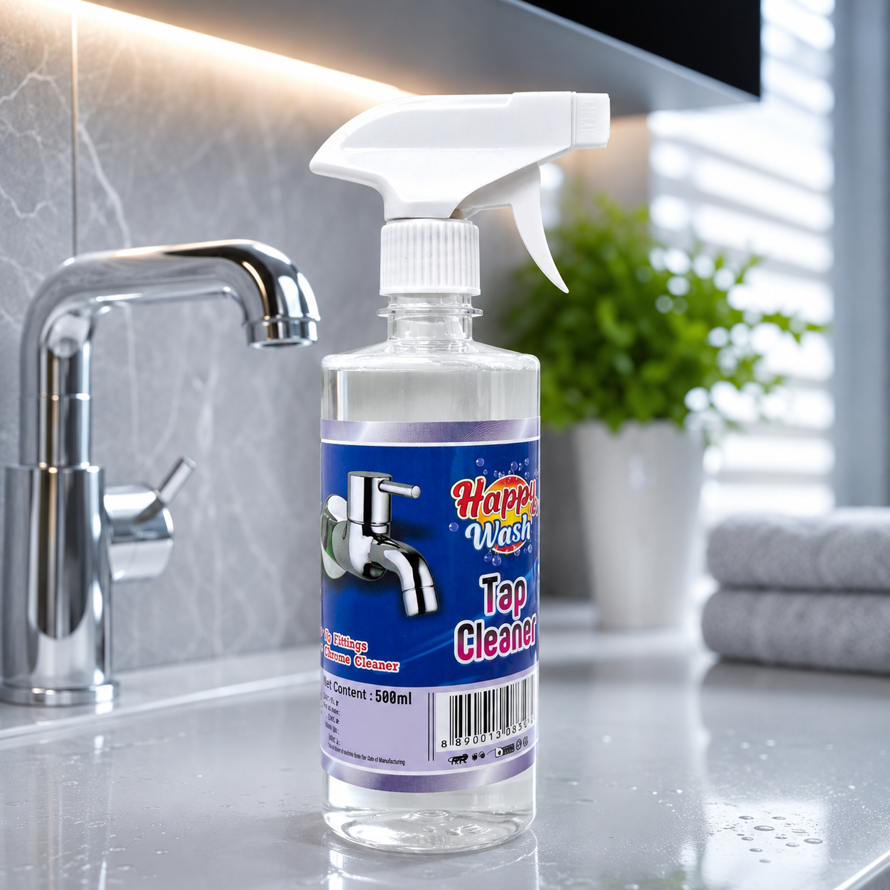 Happy Wash Tap Cleaner (500ml)